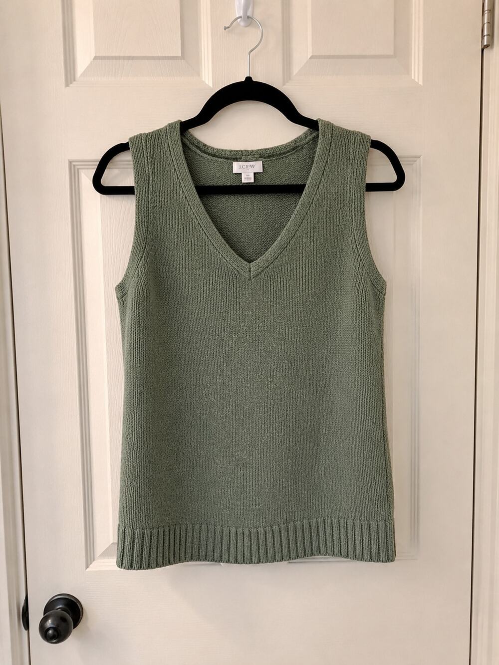 J Crew | NWT Green Beach V-Neck Knit Tank Top Size XS